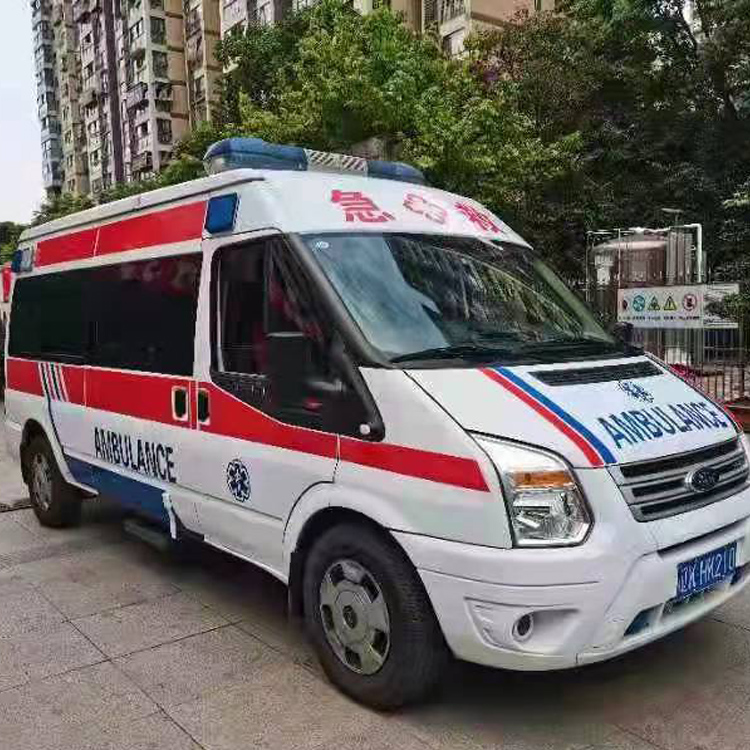 山阴长途救护车护送病人返乡
